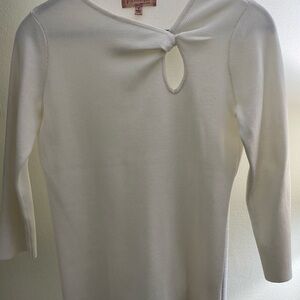 Philosophy Cream Knit Top